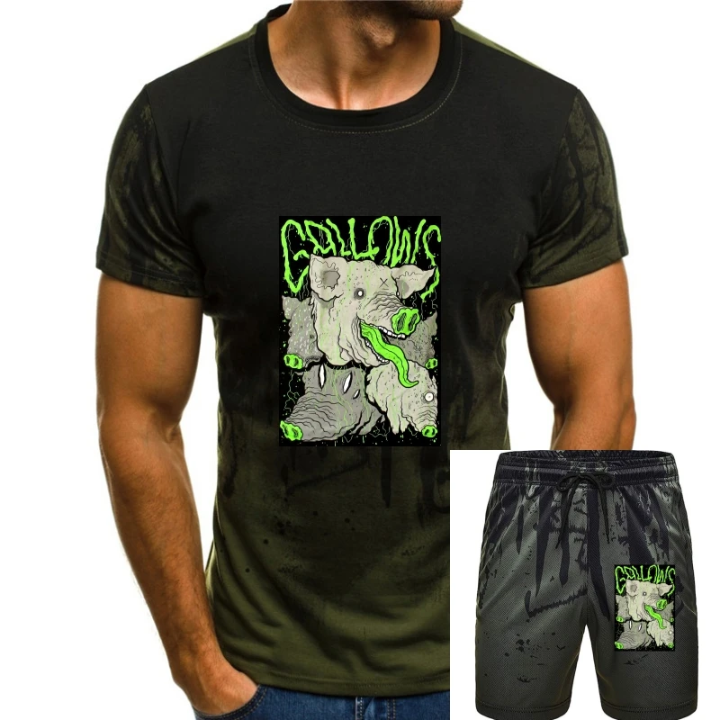 

GALLOWS "PIG" BLACK T-SHIRT NEW OFFICIAL ADULT PUNK BAND T Shirts