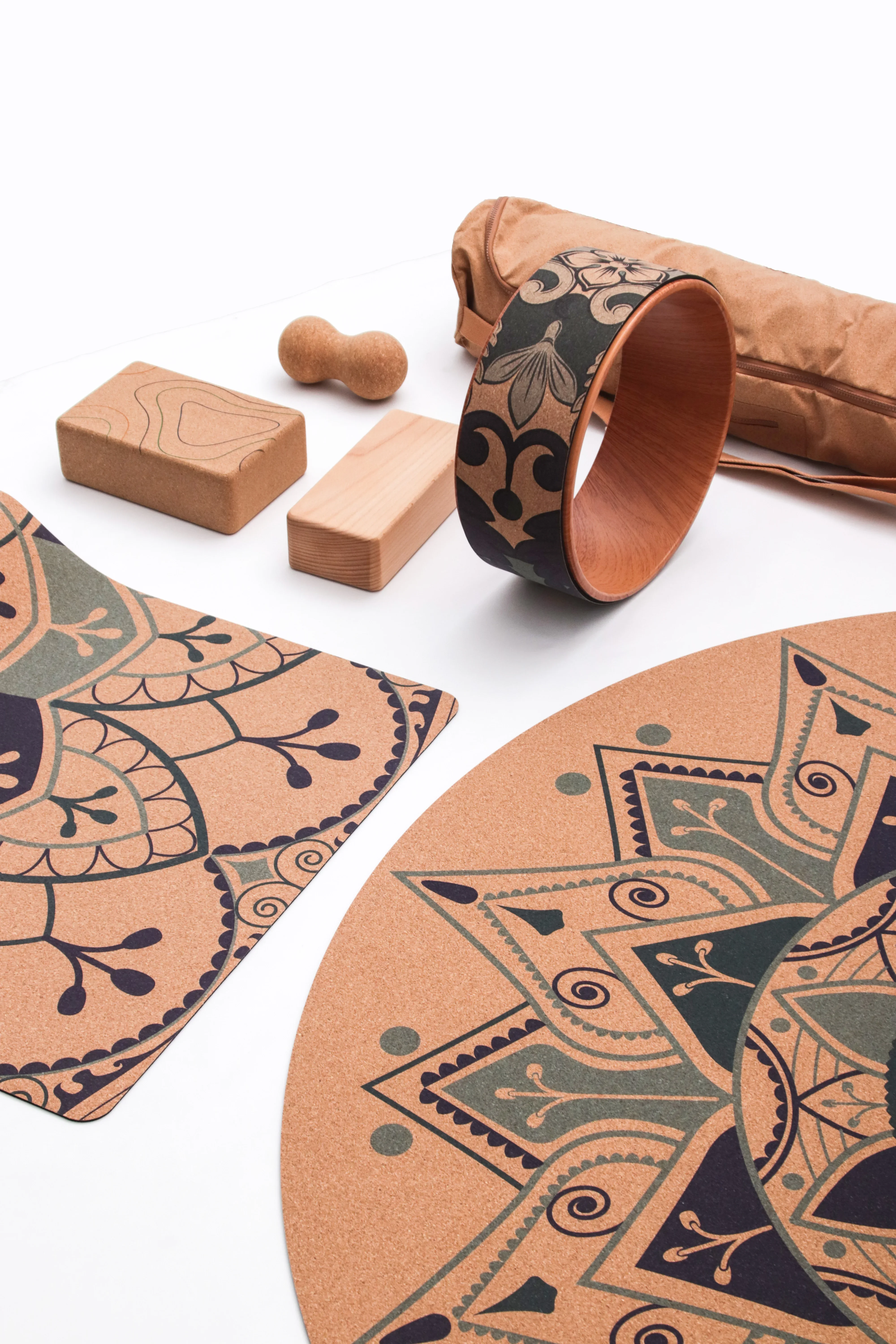 Коврик для йоги из натурального каучука пробка оптовая продажа на заказ