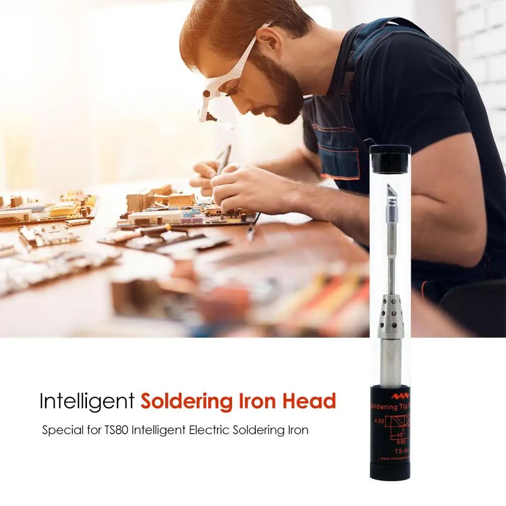 

Горячая Распродажа электрический наконечник паяльника TS80, наконечник паяльника, бессвинцовый, сменный наконечник для паяльника с регулиру...