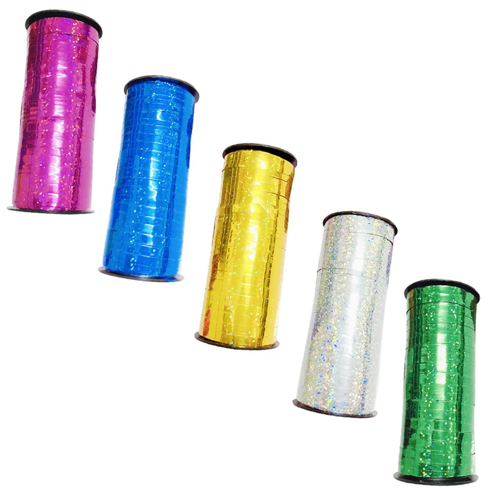 

5 Rolls of Decorative DIY Crafts Making Ribbons Party Scene Layout Ribbon Decors