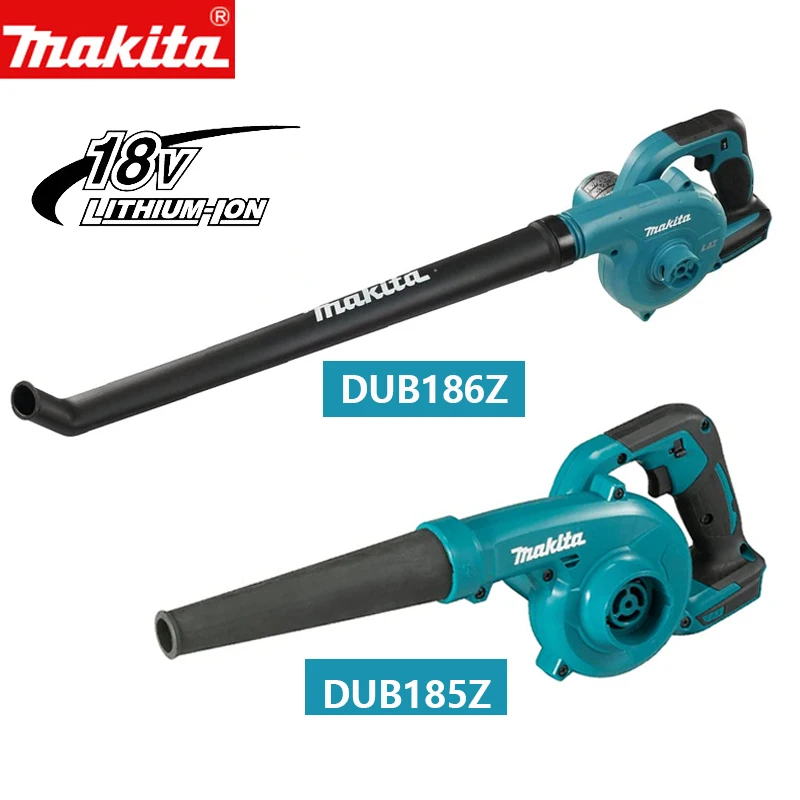 

Makita Cordless Air Blower Handheld DUB185Z DUB186Z 18V LXT Leaf Blower Rechargeable Blowing Dust Car Computer Cleaning Tools