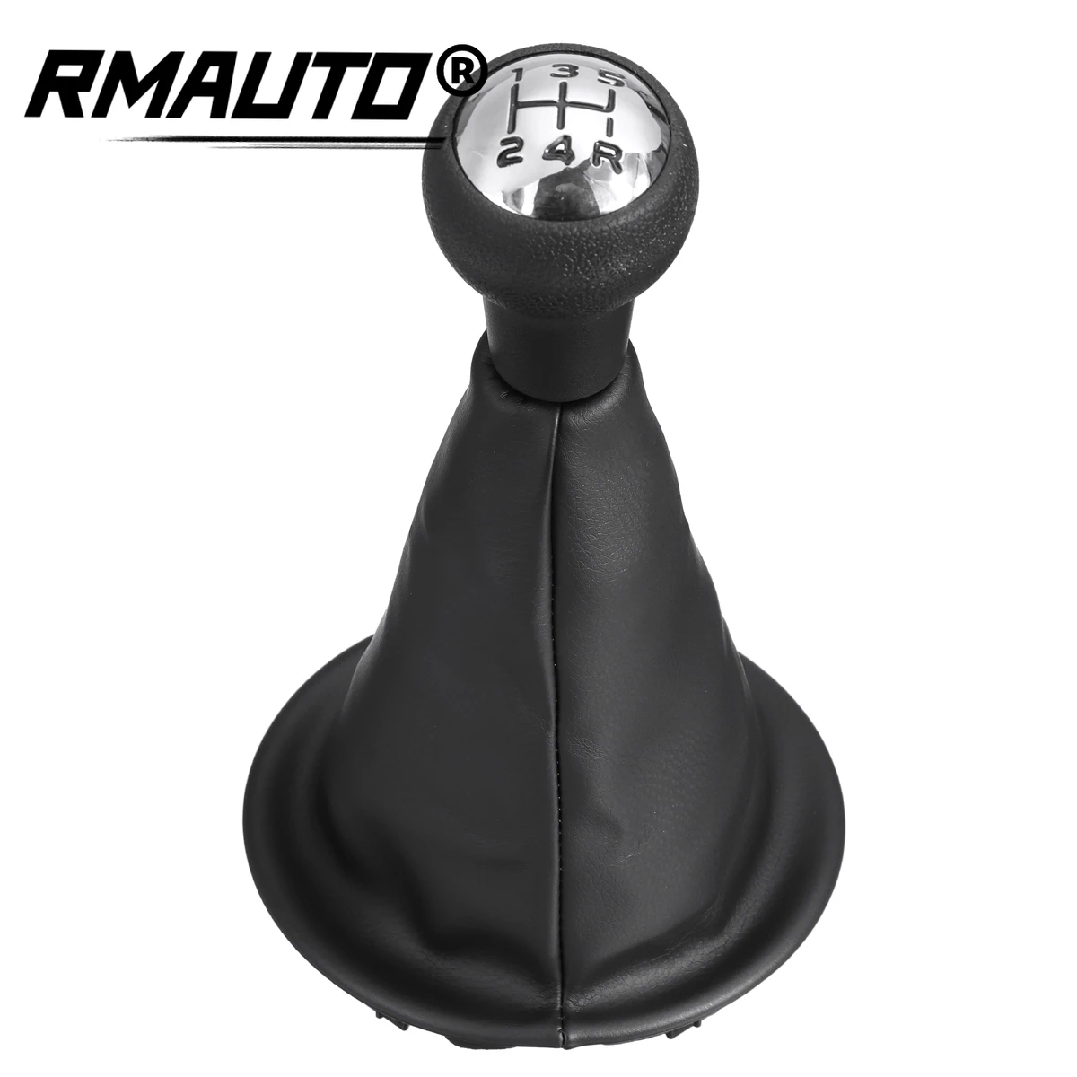 

Auto Pookknop Lever Shifter Stick Gaiter Boot Cover Pu Leer Voor Citroen Berlingo Iii MK3 Voor Peugeot Partner 2008-Op