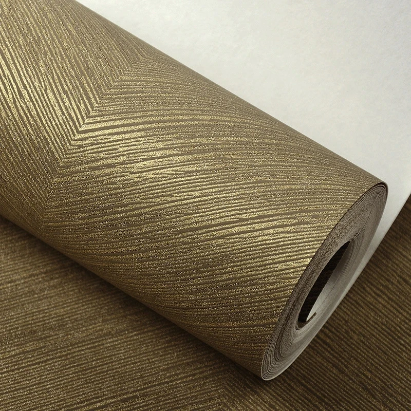 Нордическая Современная Бронзирующая настенная бумага в елочку Геометрические