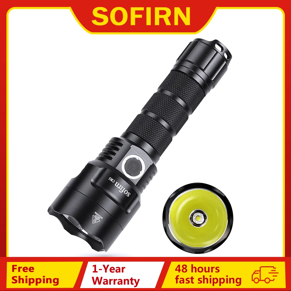 Sofirn C8G Тактический фонарик 21700  SST40