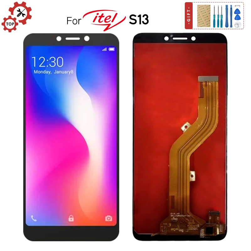 

Оригинальный ЖК-дисплей 5,5 "IPS для Itel S13, ЖК-дисплей, сенсорный экран, дигитайзер, панель в сборе, мобильный телефон LCD, запасные части
