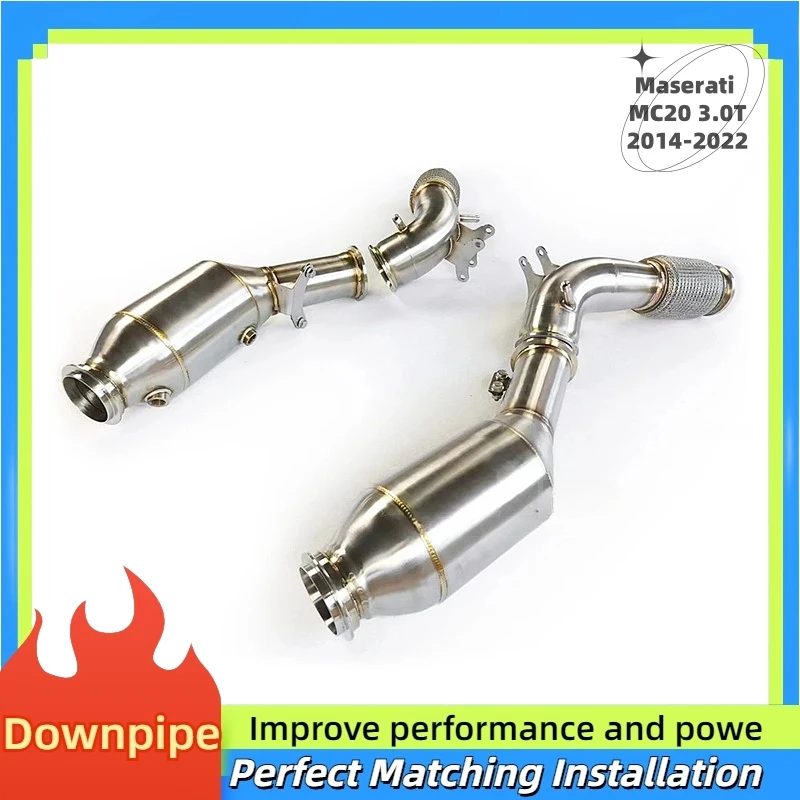 Выпускная труба б/у Maserati MC20 3 0 T 2014-2022 выхлопная без катка для системы выхлопной