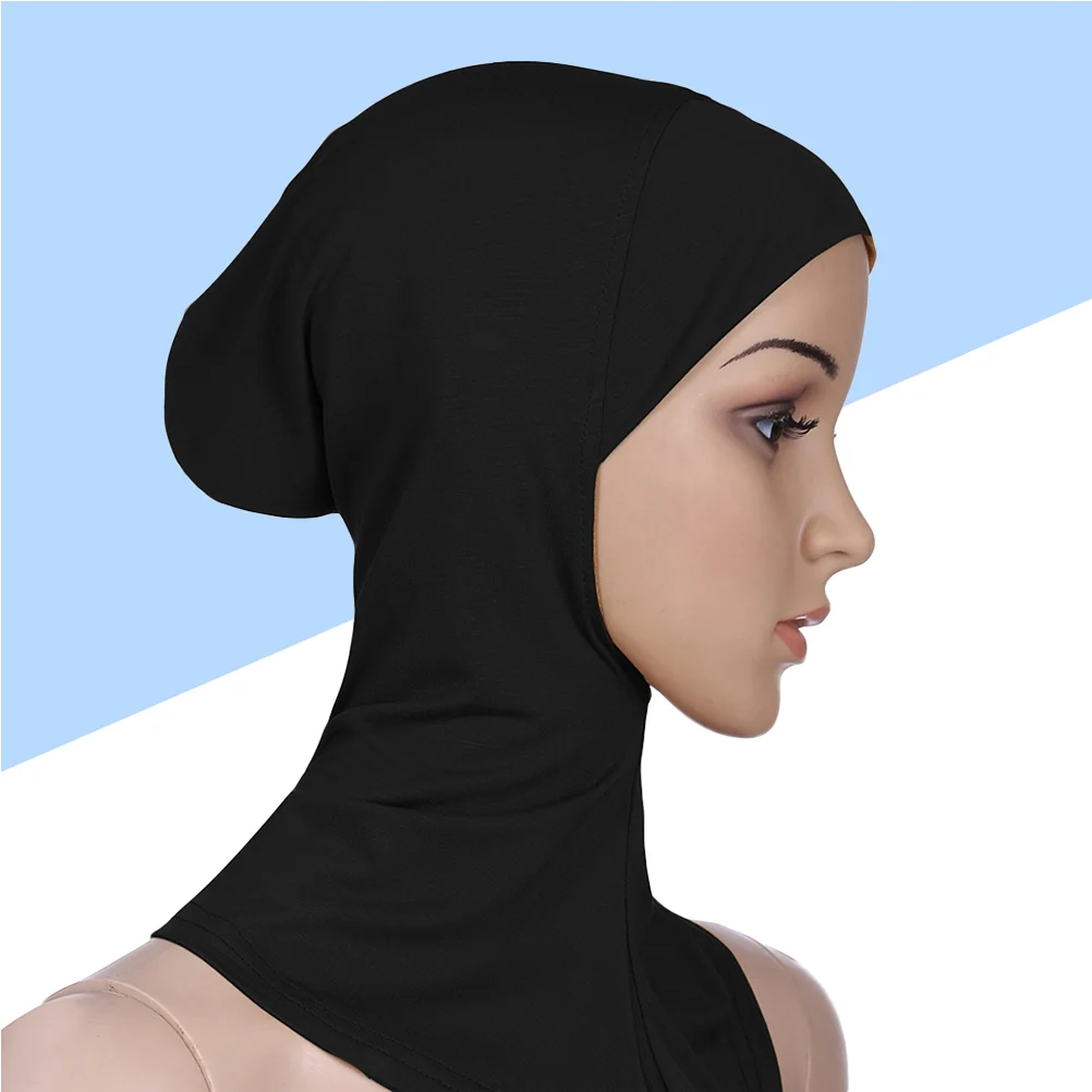 

Hijab Women Muslim Scarf Caps Cap Islamic Cover Hijabs Undercap Set Head Chiffon Underscarf Wraps Headscarf White Jersey Dress