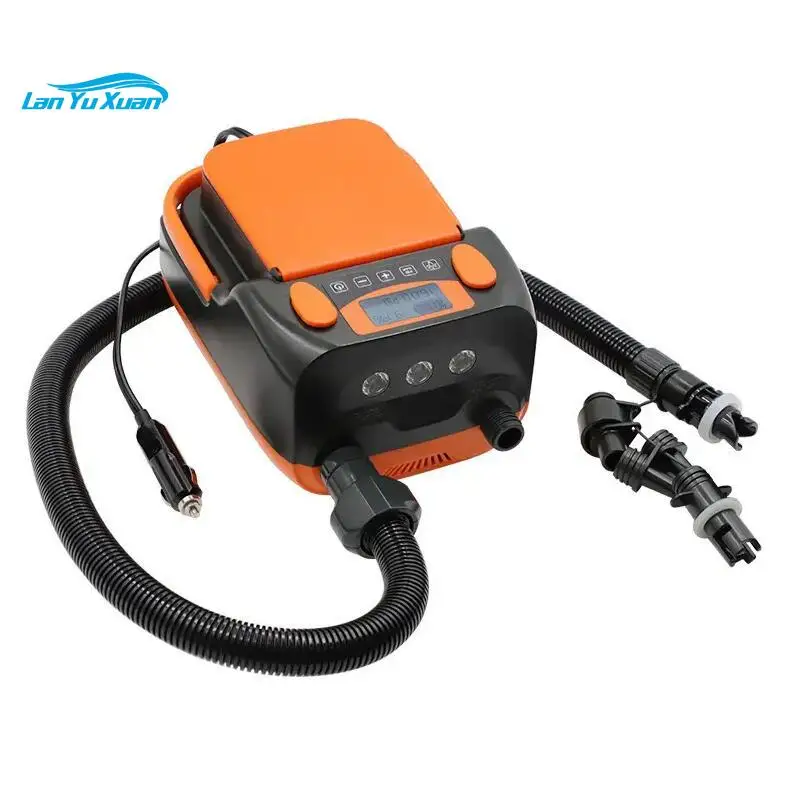 

New Model Paddle Board Pump 12V DC Intelligent Dual Stage Auto-Off Function High Pressure Sup Air Pump