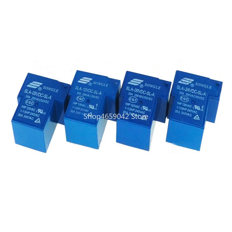 Реле SLA-05VDC-SL-A SLA-12VDC-SL-A SLA-24VDC-SL-A SLA-48VDC-SL-A Силовые реле 5-контактный T90