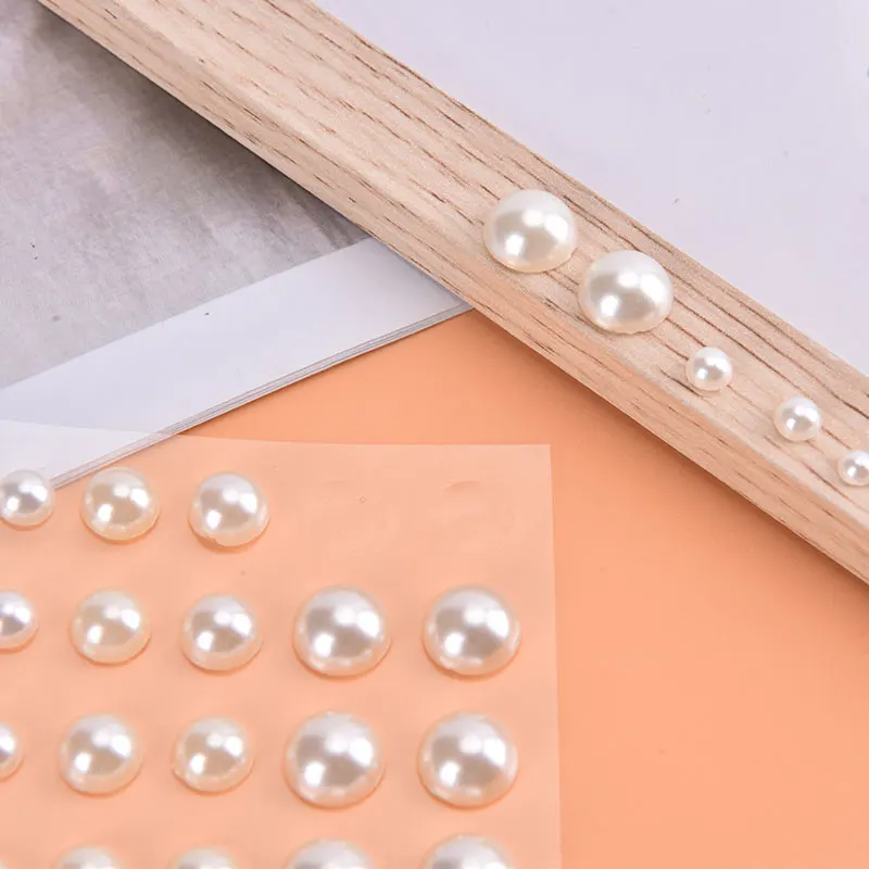 70 шт./лист 3D наклейки для маникюра с жемчугом |