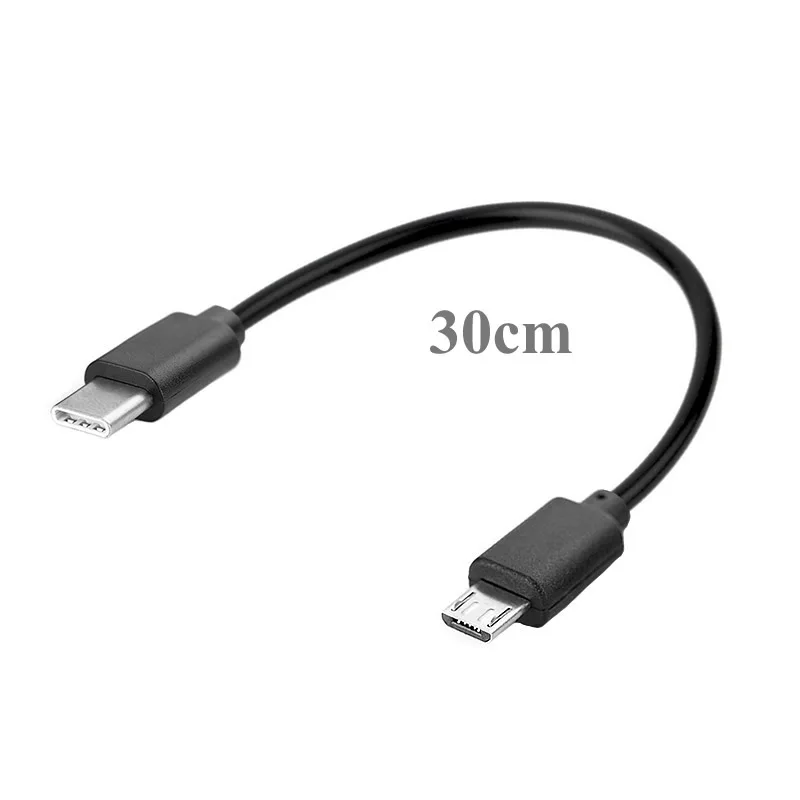 Тип C к Micro USB Кабель для зарядного устройства передачи данных Телефон Android Планшет