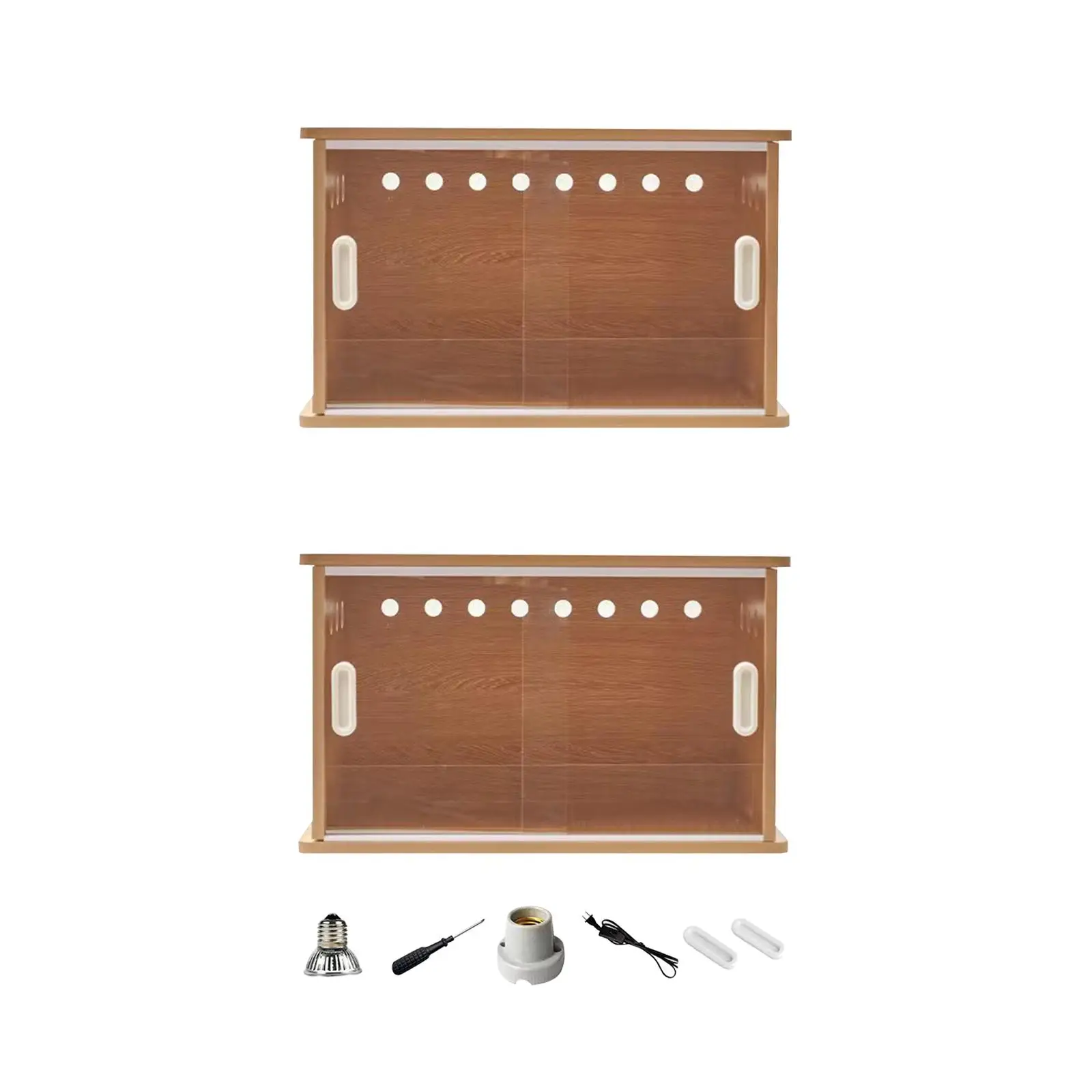 Коробка для брудера курицы убежище хомяка деревянное прозрачное окно коробка