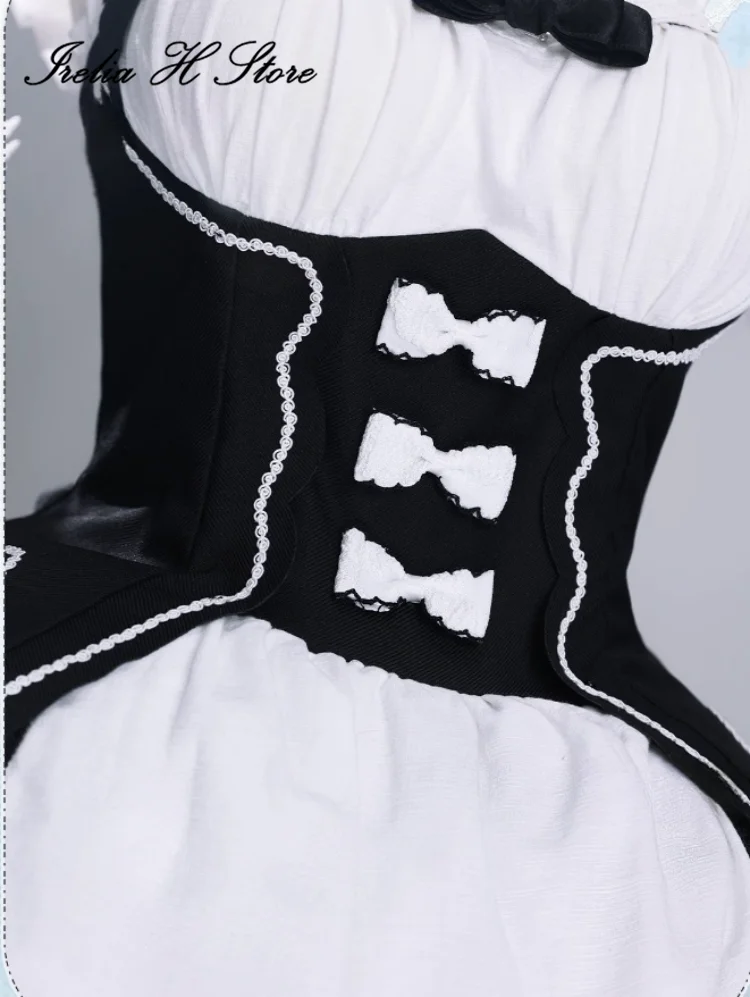 Костюм горничной Rem из ноля для косплея аниме Жизнь в другом мире платье женщин