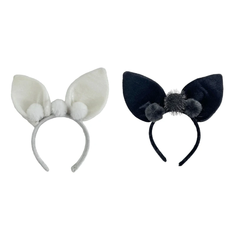 

Хит продаж, плюшевая повязка на голову с кошачьими ушками для девочек, карнавалы, косплей, аниме, повязка на голову с новинка