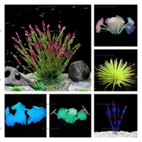 3 7 36cm artificial aquarium decorative plants aquatic plants aquatic plants fish tank decorative accessories 27models 2022new