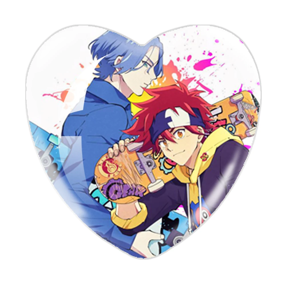 SK8 бесконечный скейтборд 16 мм-40 мм сердца фото стекло кабошон демонстрация