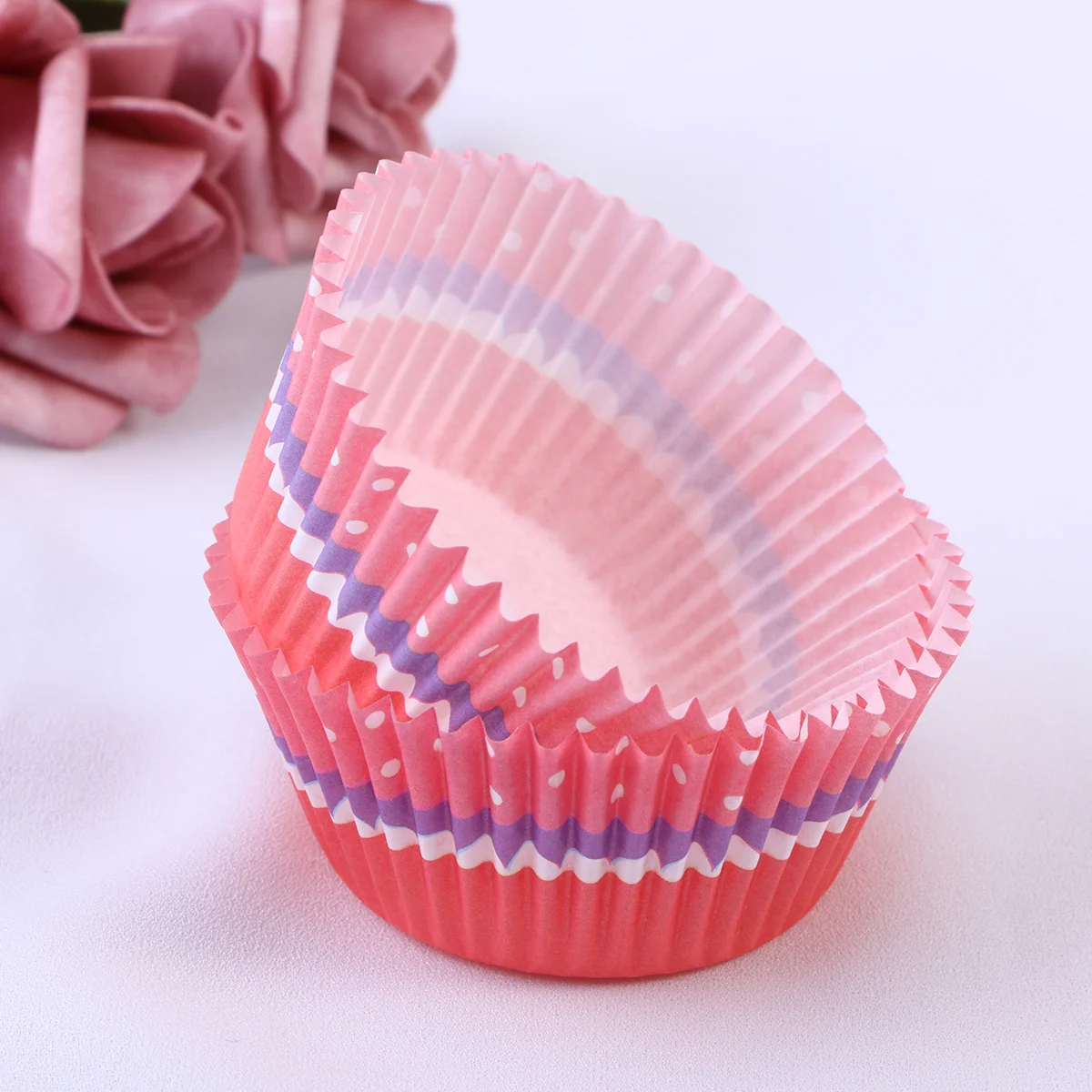 

Cups Muffin Cupcake Paper Treat Liners Wrappers Cup Pan Party Bowls Dessert Snack Tins Yogurt Sundae Cream Ice Baking Cake