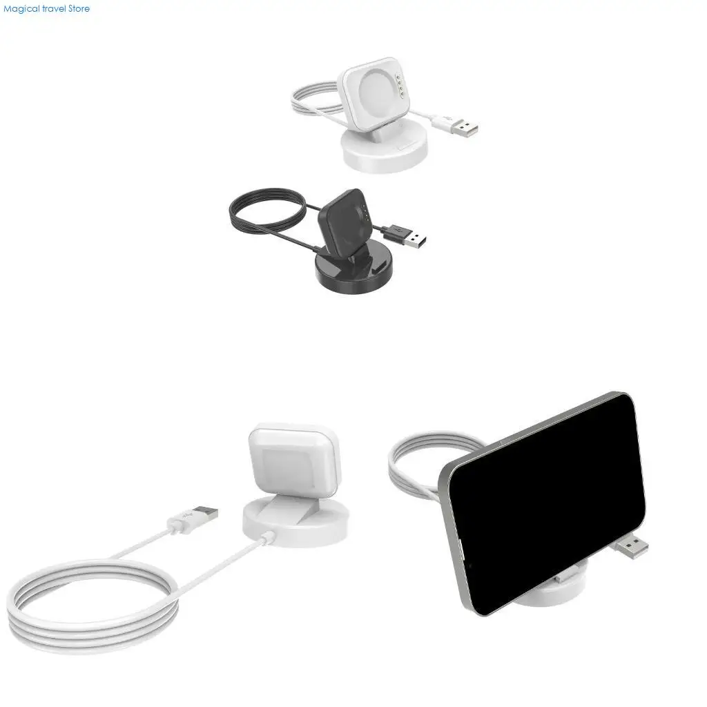 Фото N2UB USB-кабель для зарядки для смарт-часов, зарядное устройство, адаптер питания для часов 3/2/3 №1