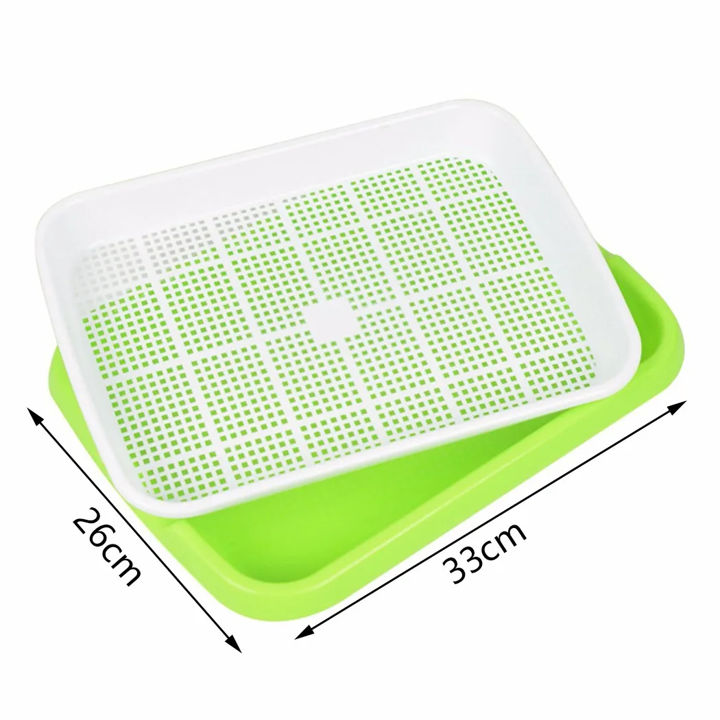 

1PC Microgreens Sprouting Tray Hydroponic / Sprouting Tray For Sprouts Horticultural Hydroponic System Tray Nursery Potted