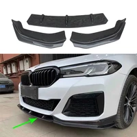 fd style car front bumper lip splitter diffuser body kit spoiler guard protection for bmw 5series g30 g38 m sport 2016 2022