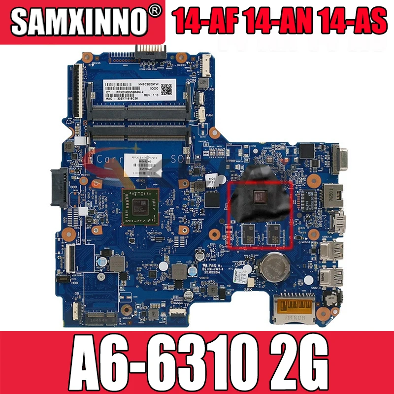 

100% new and working for HP 245 G4 14-AF laptop motherboard 814511-501 A6-6310 2G 6050A2731601-MB-A01