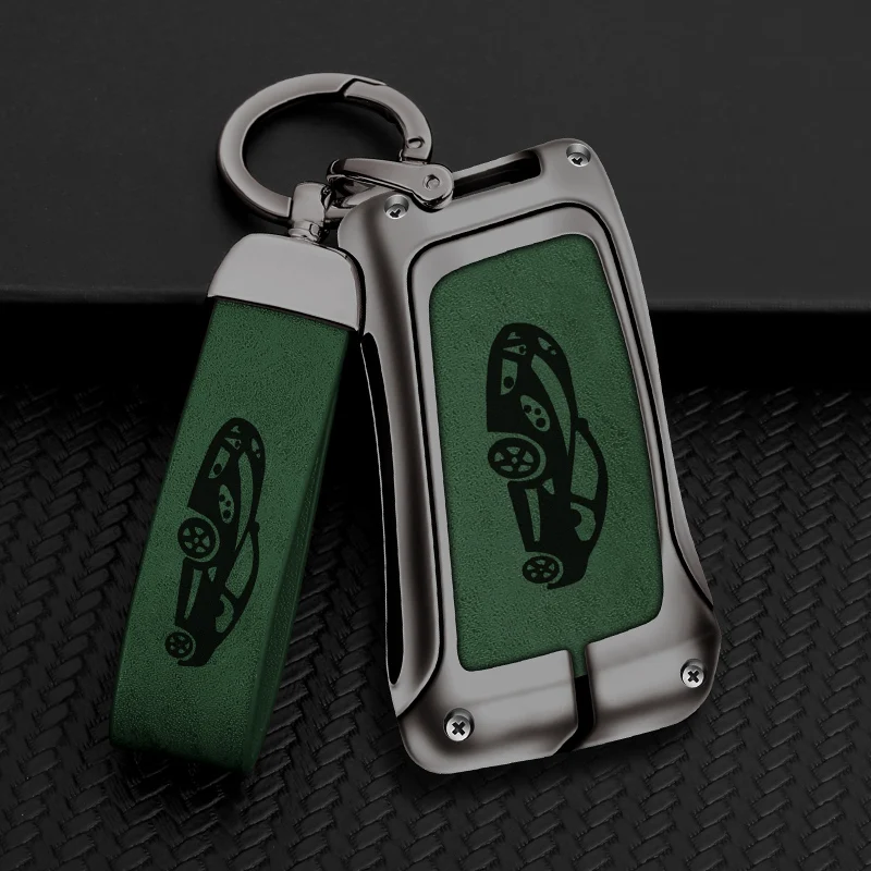 

Alloy+Leather Car Keycase Cover For Lexus IS ES GS LS500h NX RX LX LC RC ES350 US200 US260h UX200 UX250h Protected Shell