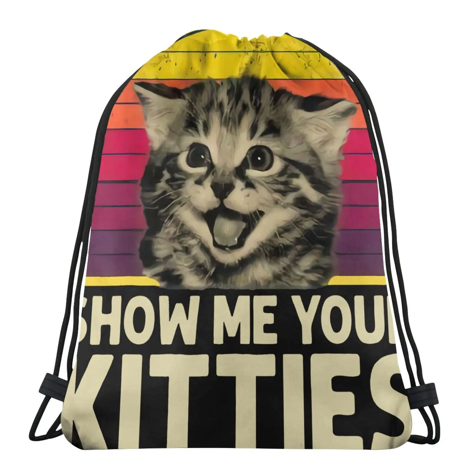 

Мужской рюкзак с надписью «Show Me Your Kitties», 4667, мужской рюкзак, мешочки для защиты от пыли, рюкзак для обуви, сумка на ремне, сумки для рисования, ...