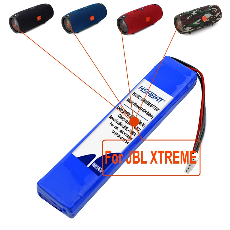 Фото Аккумулятор для динамика HSABAT 20000 мАч GSP0931134 для JBL XTREME 1xtreme1 1nd №5