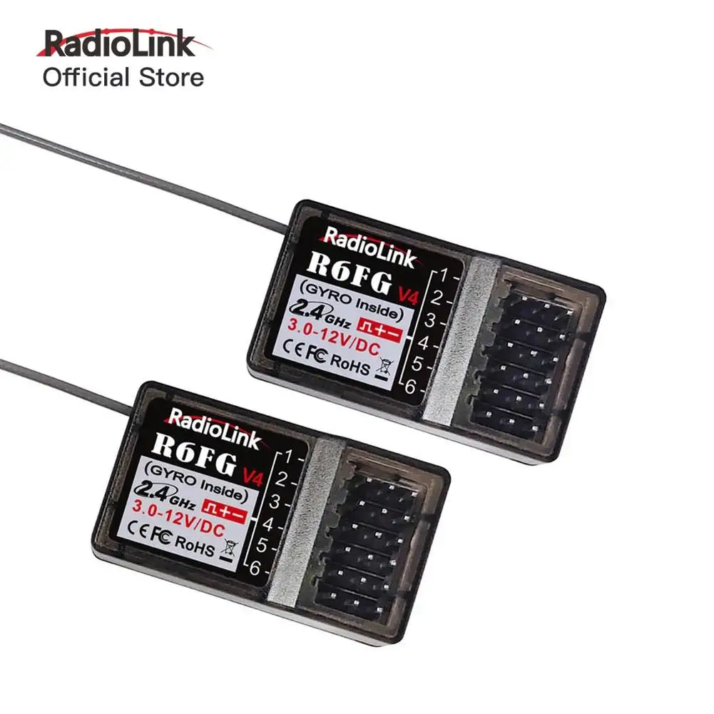 

Radiolink R6fg V4 2.4g 6ch Fhss Receiver Gyro Inside For Rc6gs V2/rc4gs V2/t8s/t8fb Rc Transmitter
