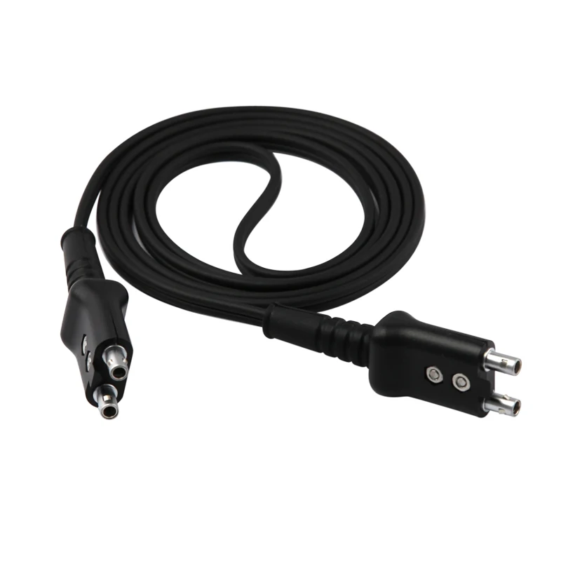 

factory OEM ultrasonic probe connector lemo 00 dual plug cable