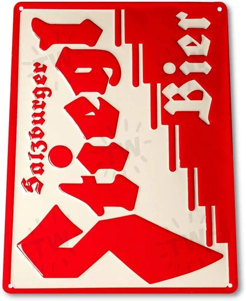 

Stiegl Bier магазин искусственных пивоварений в пещере Ретро металлический фотопостер Настенный декор искусство потертый шик подарок