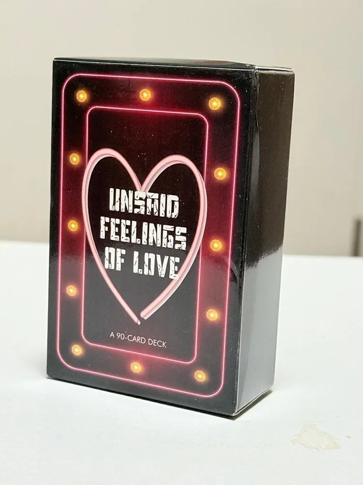 Фото Unsaid Feelings of Love Колода карт 90, английская версия, канальные сообщения из родственной душа, карточная игра для гадания №1
