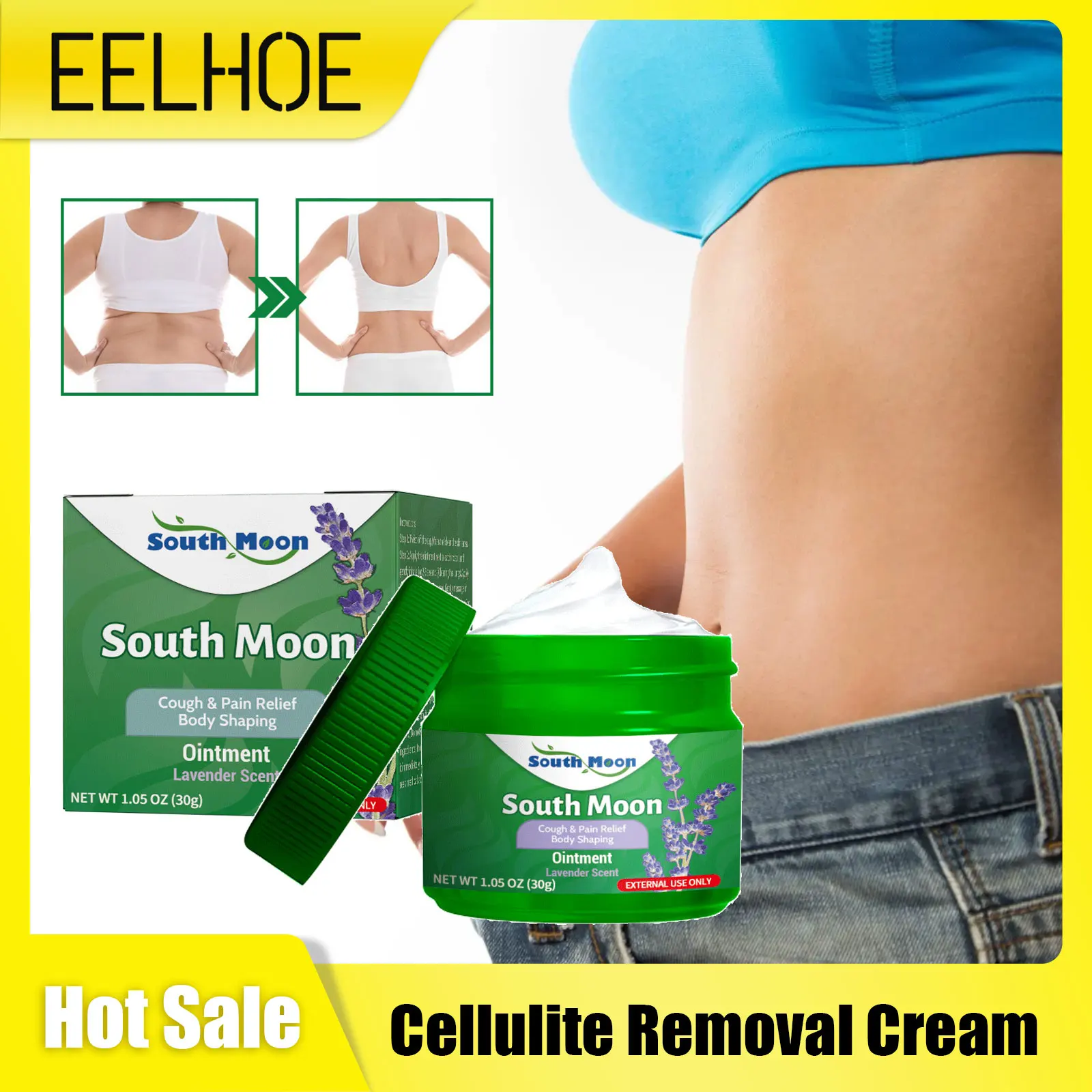 

Firming Slimming Cream Body Shaping Abdominal Waist Lifting Fat Burner Weight Loss Massage Health Detox Anti Cellulite Cream 30g