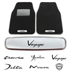 Автомобильный Ковер с эмблемами для Lancia Ypsilon Delta Musa Voyager Thema Flavia, автомобильные напольные коврики, металлические аксессуары