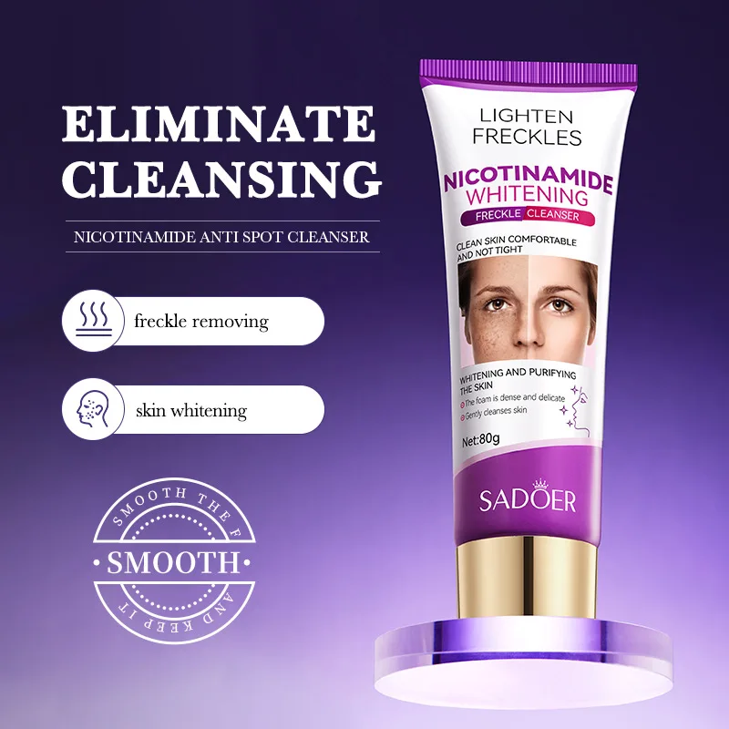 

Очищающее средство для лица Sadoer Niacinamide, осветляющее и увлажняющее средство для ухода за кожей
