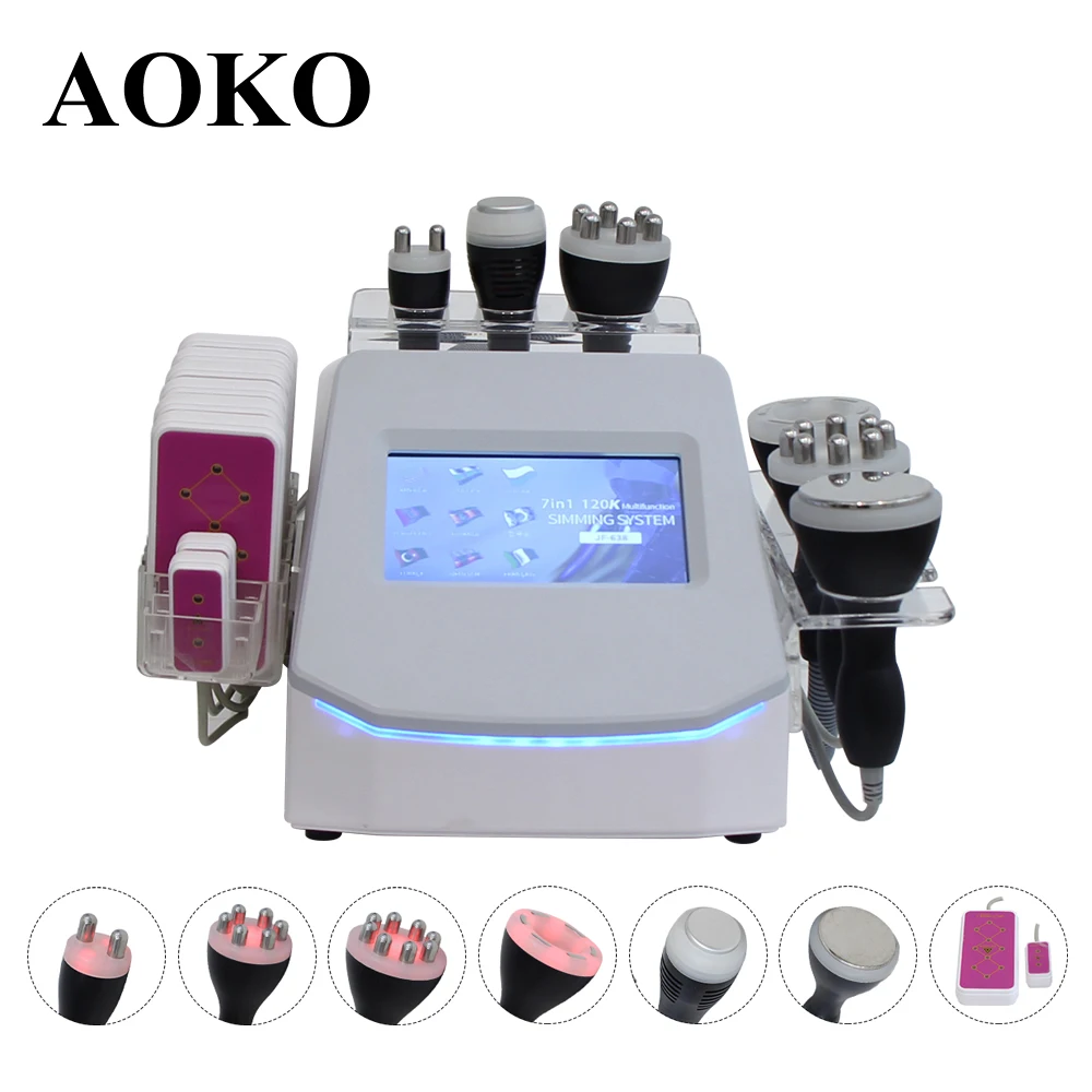 AOKO 120K кавитационная машина вакуумная скульптура тела лифтинг лица целлюлит