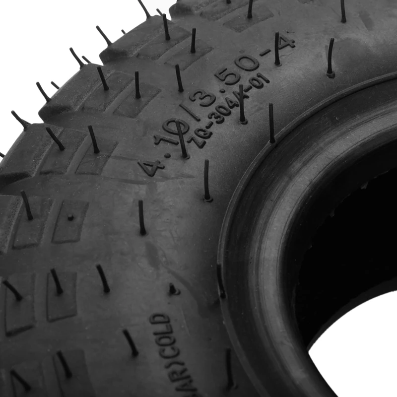 

2X 4.10/3.50-4 ATV Quad Go Kart 47Cc 49Cc Chunky 4.10-4 Tire Inner Tube Fit All Models 3.50-4 4 Inch Tire-Outer Tyre