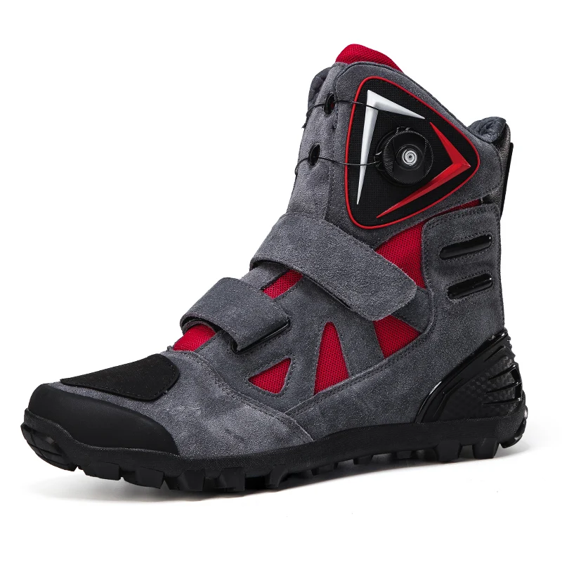 

Профессиональные Дышащие Уличные Мотоциклетные Ботинки - Нескользящая Защитная Спортивная Обувь Для Путешествий И Отдыха На О...