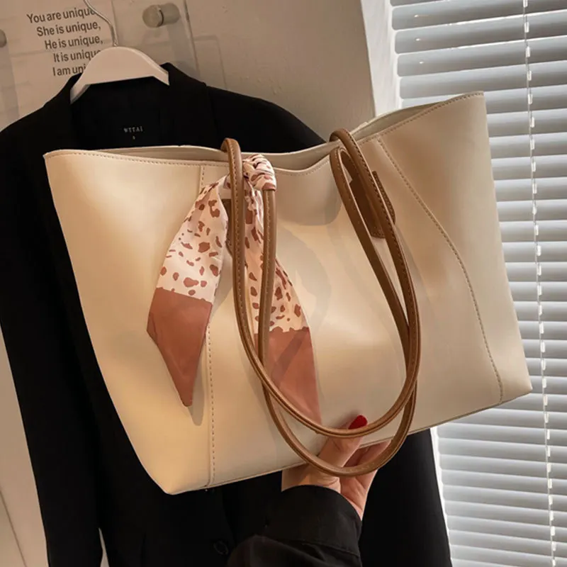 Summer fashion high-capacity commuter handbag 2023 new high-quality Korean version of simple tote bag with one shoulder