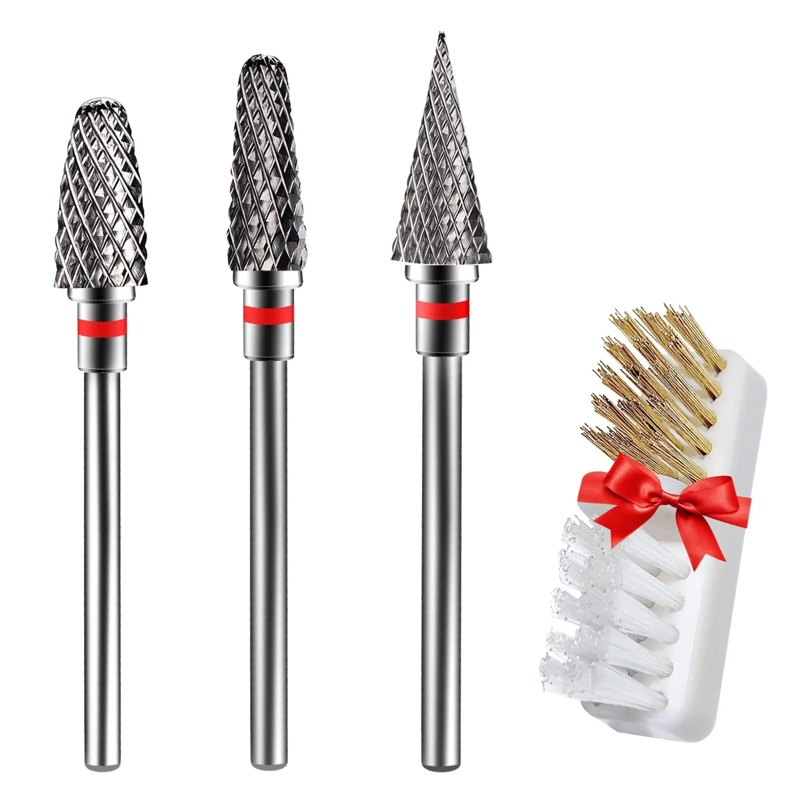

3/32" Tungsten Manicure Drill Bit for Nails Carbide Milling Cutter for Electric Nail File Remove Cuticle Acrylic Gel Nail Polish