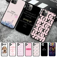 toplbpcs tv gossip girl phone case for iphone 11 12 13 mini pro max 8 7 6 6s plus x 5 se 2020 xr xs funda case