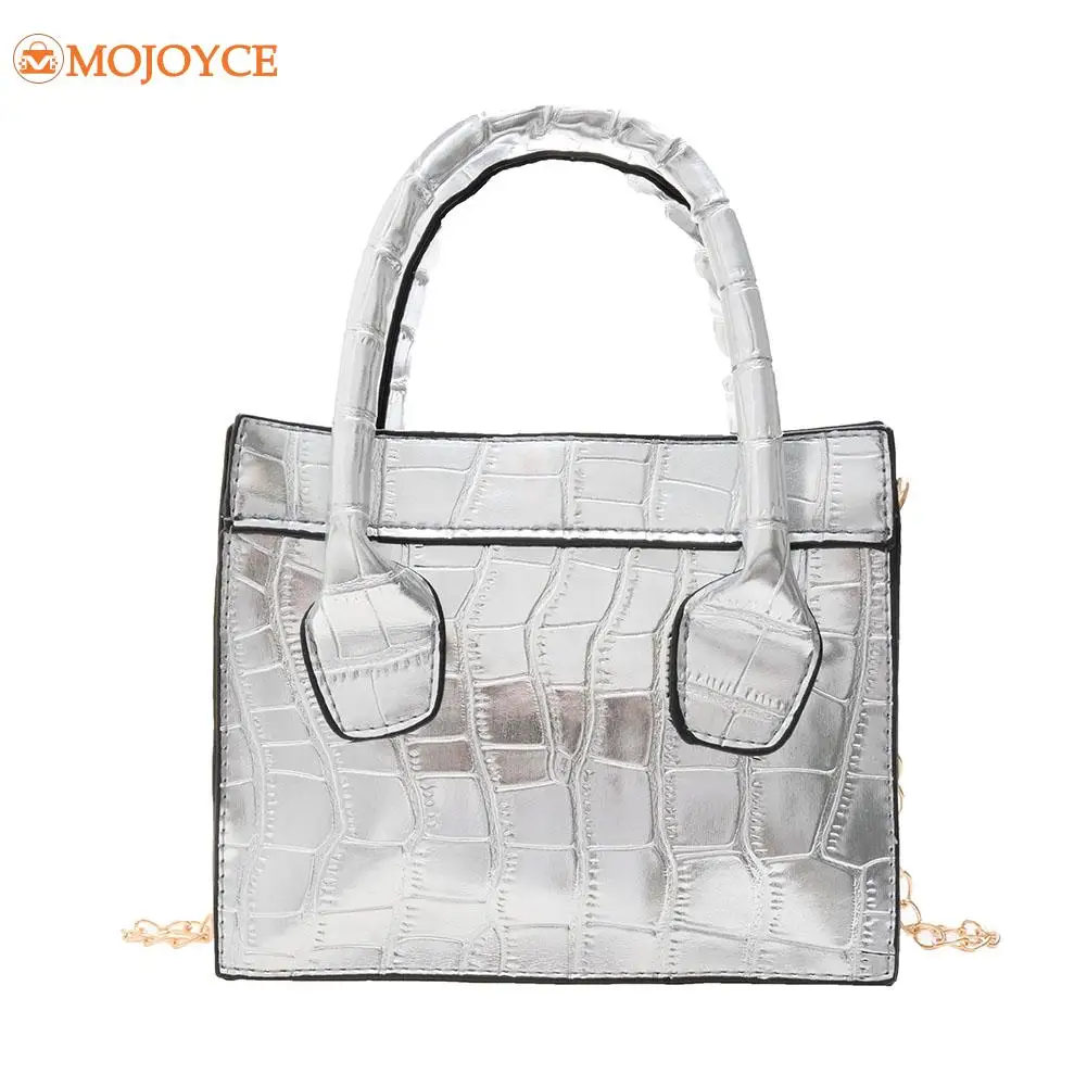 

Женская сумка-Кроссбоди с текстурой под кожу аллигатора