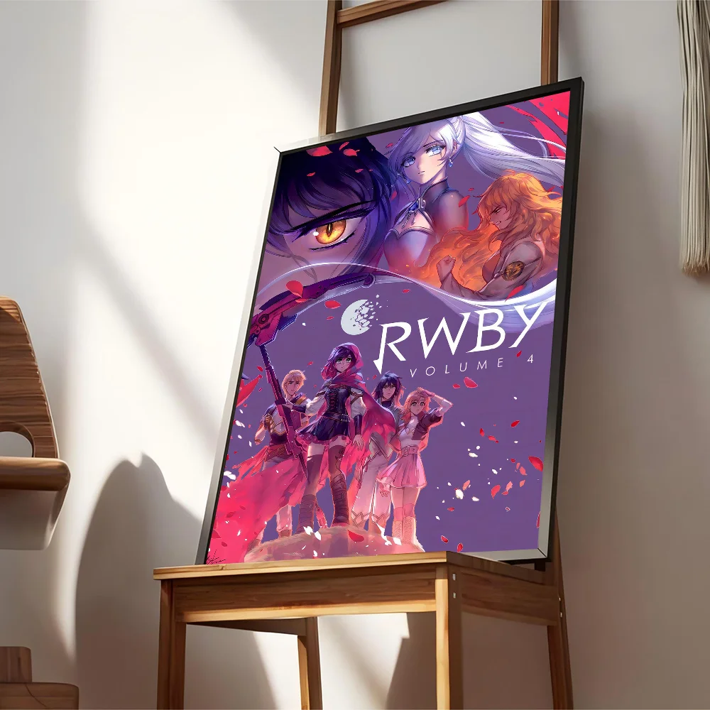 Милый Ретро-стиль R-RWBY Пленочный Постер Клейкая Настенная Художественная