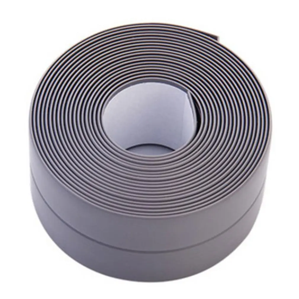 

PVC Waterproof Mildew Proof Adhesive Tape Kitchen Sink Joint Crevice Sticker Corner Line Sticking Strip