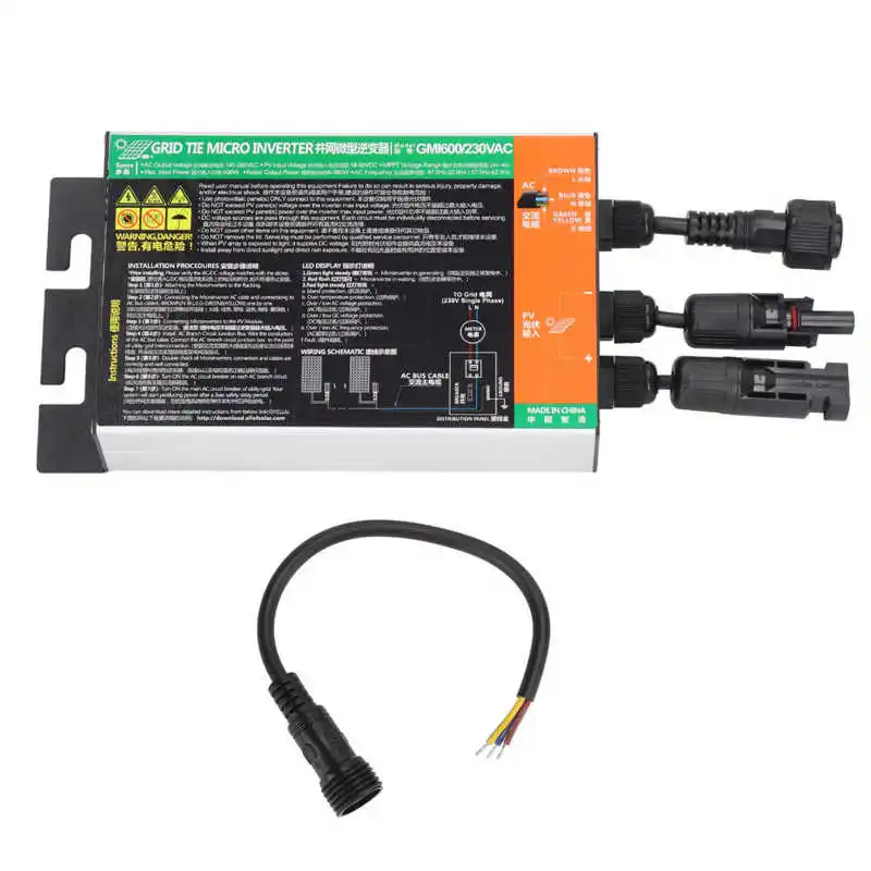 GMI серия 120/150/180/260/300/350/500/600/700W MPPT солнечная сетка микро инвертор для фотоэлемента 50