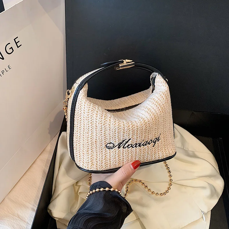 

Beach Crossbody Bag Handbags For Women Versatile Fashion Ins Style Female Shoulder Bag Summer 2023 New Small Tote Bags Purse