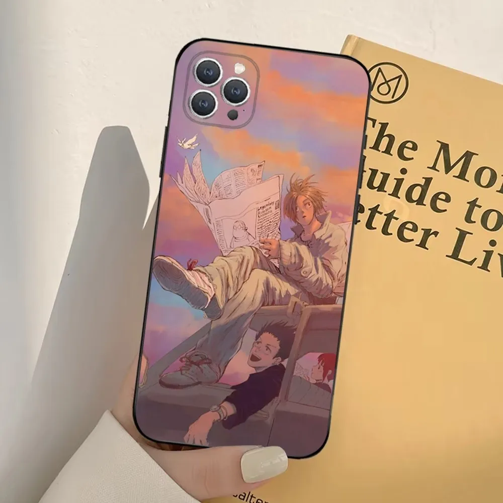 S-Sakamoto Days Phone Case For iPhone 16 15 14 13 12 11 Pro X XS Max XR Plus Mini Soft Black Cover