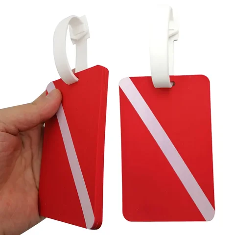 Силиконовая багажная бирка для дайвинга