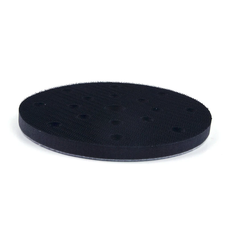 

Sandpaper Tray Grinder Protective Pad 6 Inch (150mm) 17 Hole Dust-Free Soft Sponge Interface Sanding Pad Sponge Pad Hook Loop