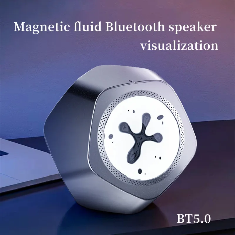 

Визуальный Магнитный жидкий Bluetooth динамик 360 объемный звук домашний кинотеатр аудио музыкальный сабвуфер беспроводной BT 5,0 компьютерный ди...